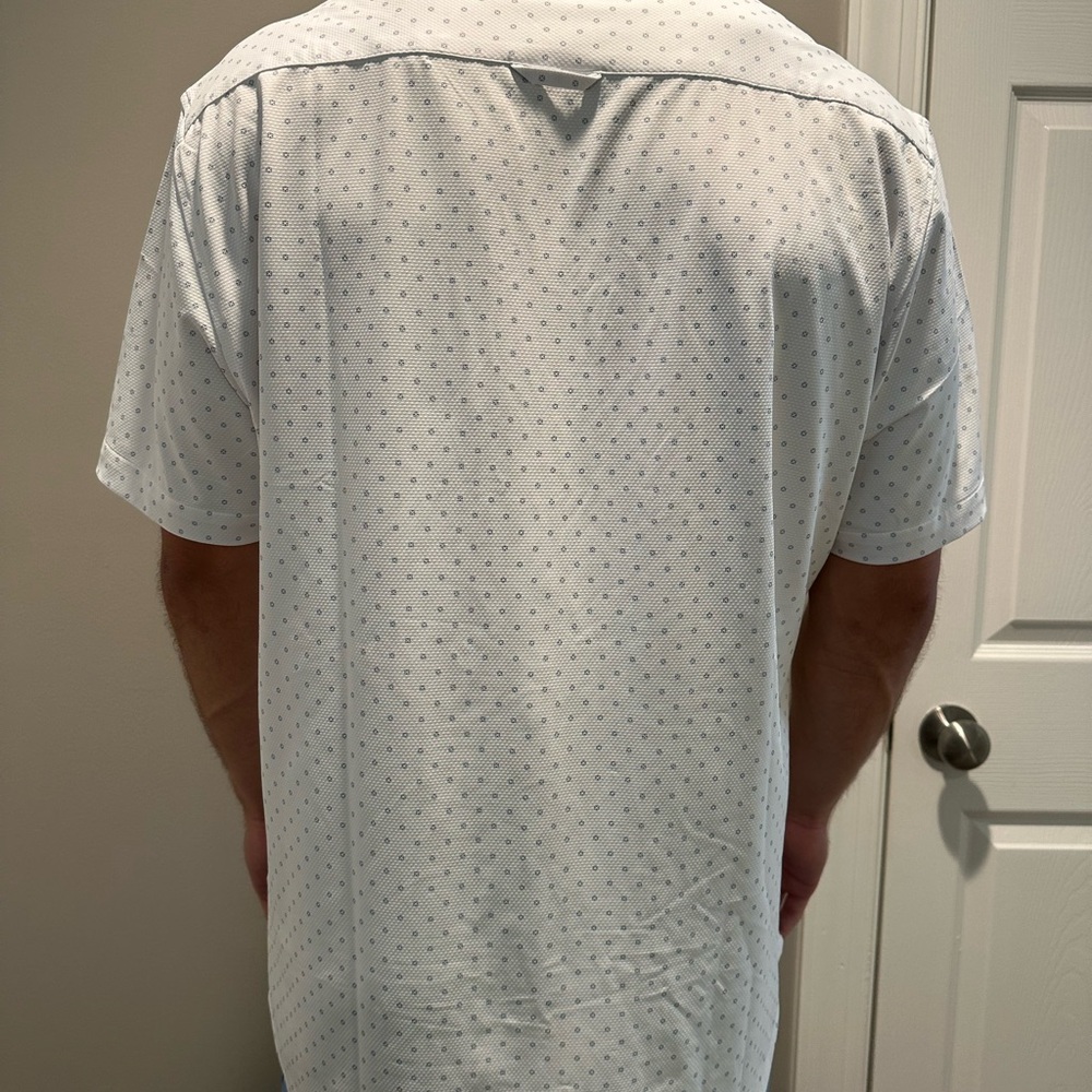 NWT 🔹7 Diamonds Men's White Short Sleeve Button-Down Shirt🔹 - Picture 3 of 9